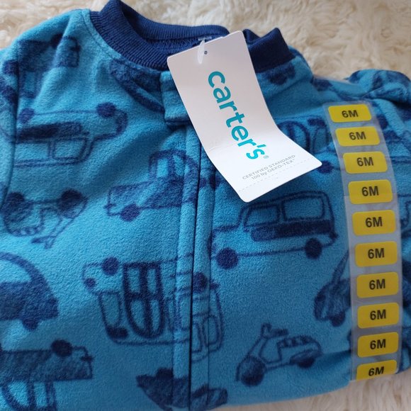 3/$20 New- Carter Baby Boys Footie Pajamas - Picture 13 of 13